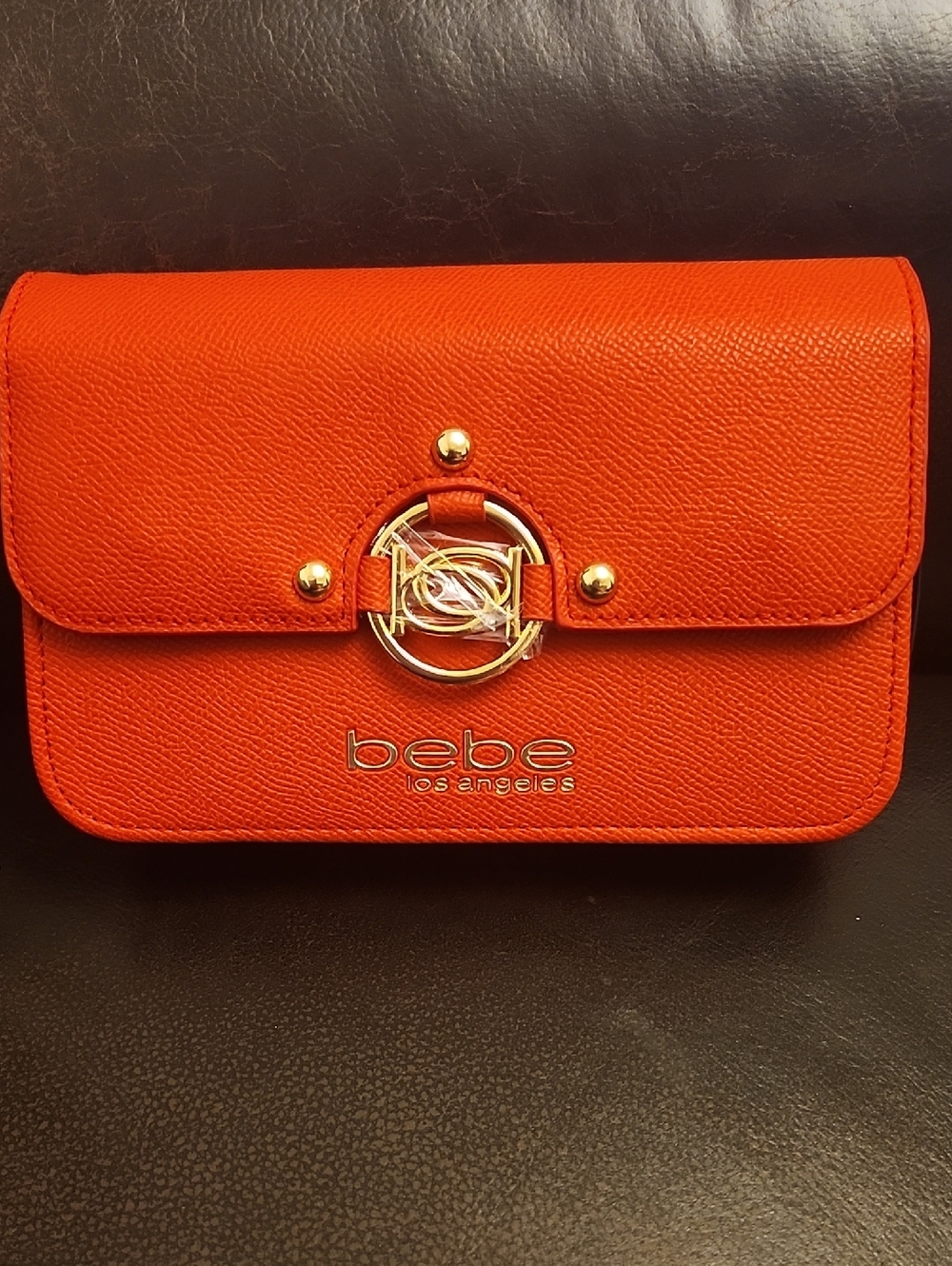 NWT bebe Kira Crossbody Bag -  Red with Gold Hardware.